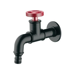 黑色單出水龍頭