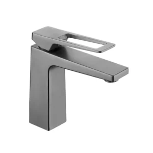 KQ-S8011-4 不鏽鋼面盆龍頭-槍灰