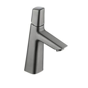 槍灰色面盆龍頭