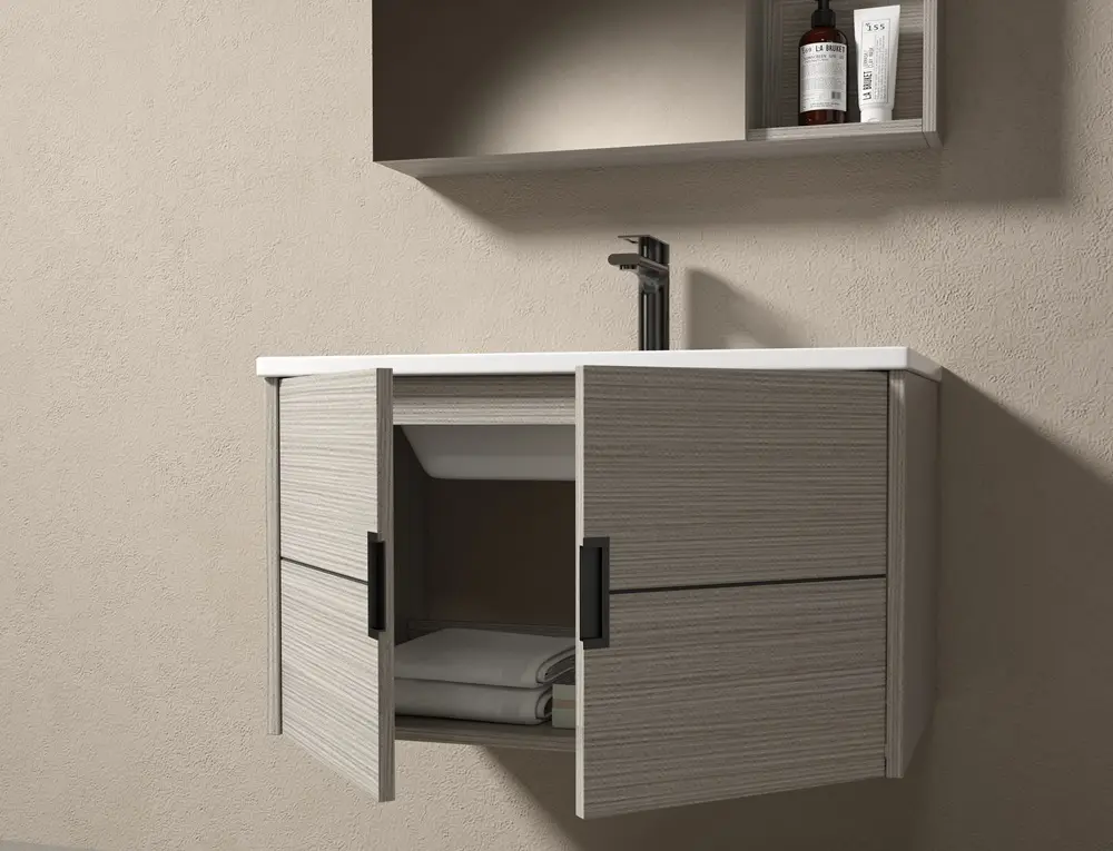 KQ-P0780/9880 瓷盆發泡板浴櫃組/寬80CM:圖片 3