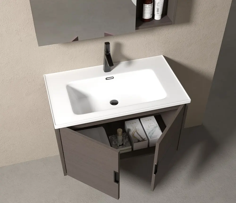 KQ-P0860/9860 瓷盆發泡板浴櫃組/寬60CM:圖片 3