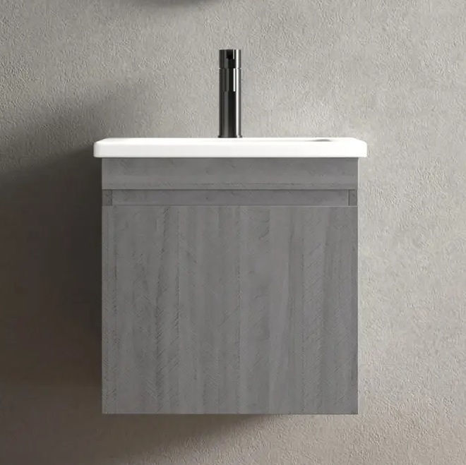 KQ-P0951/1150A 瓷盆發泡板浴櫃組/寬50CM/左開放:圖片 2